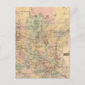 Kaart van de staat Minnesota, 1874 (Voorkant)