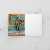 Kaart van de staat Nevada Painting Wenskaart (Binnen)