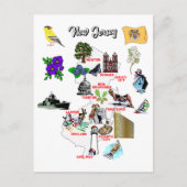 Kaart van de staat New jersey (Voorkant)
