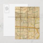 Kaart van de staat New York (Voorkant / Achterkant)