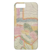 Kaart van de staat Texas | 1835 Case-Mate iPhone Case (Achterkant)