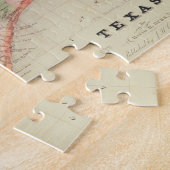 Kaart van de staat Texas | 1835 Legpuzzel (Zijkant)