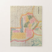 Kaart van de staat Texas | 1835 Legpuzzel (Verticaal)