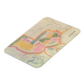 Kaart van de staat Texas | 1835 Magneet (Linkerzijde)