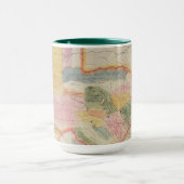 Kaart van de staat Texas | 1835 Mok (Midden)