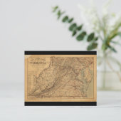 Kaart van de staat Virginia (1865) (Staand voorkant)