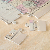 kaart van de staat Washington (1874) Legpuzzel (Zijkant)