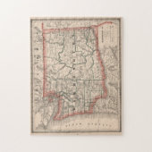  kaart van de staat Washington (1883) Legpuzzel (Verticaal)