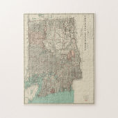  kaart van de staat Washington (1887) Legpuzzel (Verticaal)