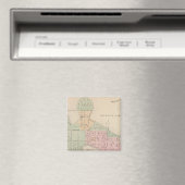 Kaart van de stad Albert Lea, Minnesota Magneet (Insitu (Vaatwasser))