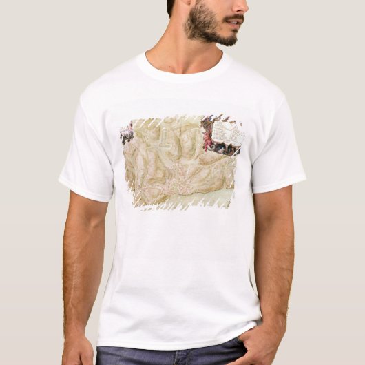 Kaart van de stad Bellisle T-shirt (Voorkant)