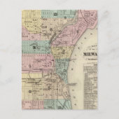 Kaart van de Stad Co van van Millwaukee, (Voorkant)