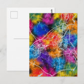 Kaart van de stad Guilin China (Voorkant / Achterkant)