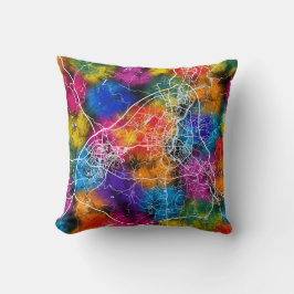 Kaart van de stad Guilin China Kussen