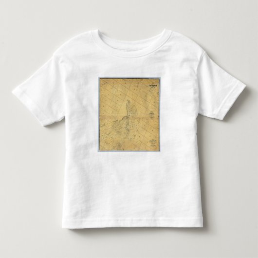 Kaart van de stad Los Angeles Kinder Shirts (Voorkant)