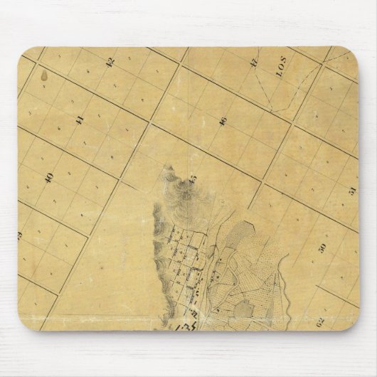 Kaart van de stad Los Angeles Muismat (Voorkant)