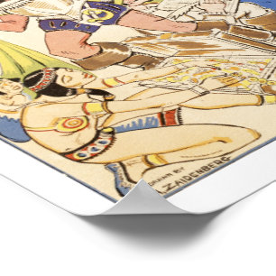 Kaart van de stad Manhattan van 1789 tot 1939 Poster