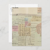 Kaart van de stad Mankato, Minnesota (Voorkant / Achterkant)