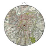  kaart van de stad Missouri (1920) Dartbord (Voorkant)