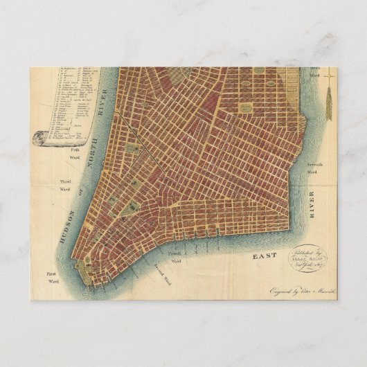 kaart van de stad New York (1807) (Voorkant)