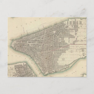 kaart van de stad New York (1840)