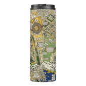 Kaart van de stad Quebec Thermosbeker (Achterkant)