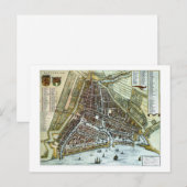  kaart van de stad Rotterdam (Voorkant / Achterkant)