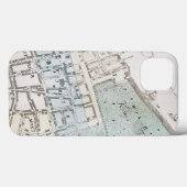 Kaart van de Stad van New York, 1728 Case-Mate iPhone Case (Achterkant (horizontaal))