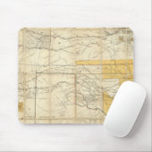 Kaart van de staten Kansas en Texas Muismat (Met muis)