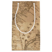 Kaart van de staten Virginia en North Carolina Klein Cadeauzakje (Voorkant)