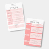 Kaart van de sternale sepsis Reference Nurse Badge (Voor- en achterkant)