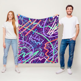 Kaart van de sterren fleece deken
