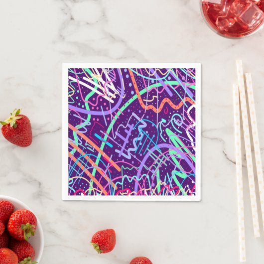 Kaart van de sterren servet (Insitu)