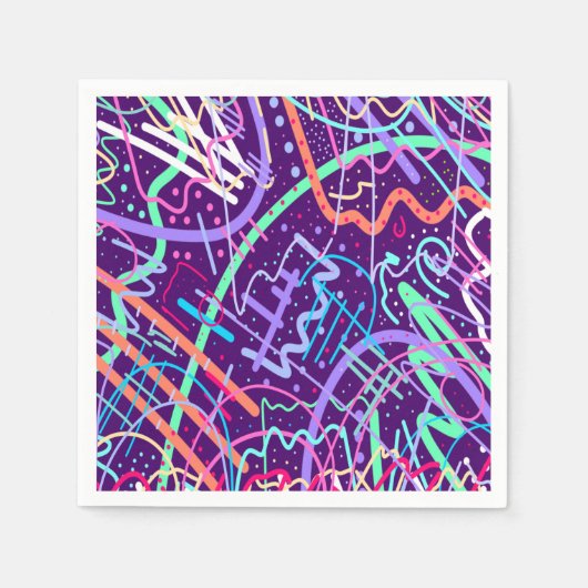 Kaart van de sterren servet (Voorkant)