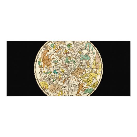 Kaart van de sterren van het noordelijk luchtruim  (Voorkant)