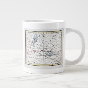Kaart van de sterrenbeelden plaat XXII Grote Koffiekop