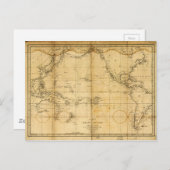 Kaart van de Stille Oceaan (1788) (Voorkant / Achterkant)