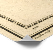  kaart van de Stille Oceaan (1788) Poster (Hoek)