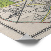  kaart van de storingsindicator (1912) poster (Hoek)