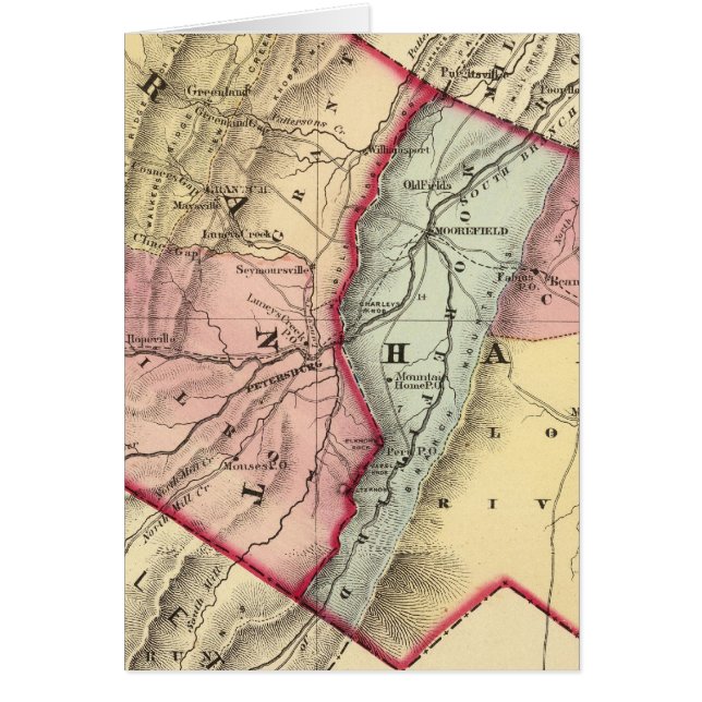 Kaart van de subsidie, provincie Hardy (Voorkant)
