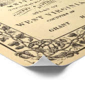 Kaart van de subsidie, provincie Hardy Poster (Hoek)