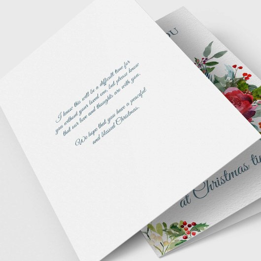 Kaart | van de Sympathie van Kerstmis Boeket &