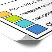 Kaart van de tektonische Borden in de Middellandse Poster (Hoek)