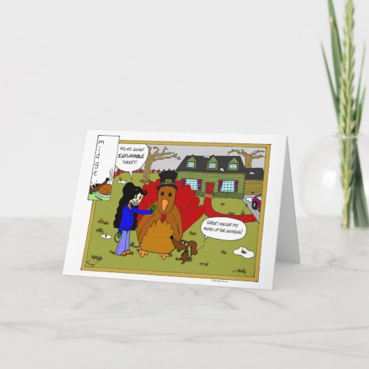 Kaart van de Thanksgiving van Turkije van de mug (Voorkant)