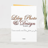 Kaart van de Thanksgiving van Turkije van Tucker (Achterkant)