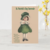 Kaart van de Thee van de Victoriaans St. Patrick (Gele Bloem)