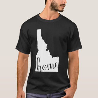 Kaart van de thuisstaat Idaho T-shirt