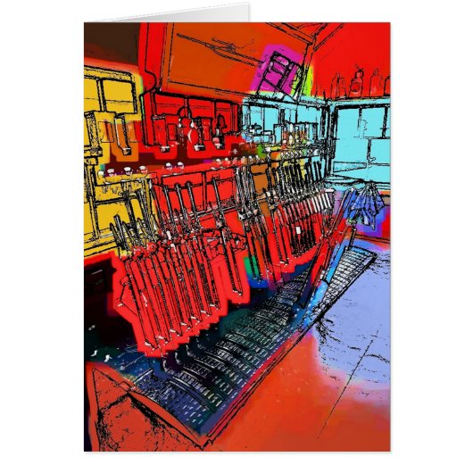 KAART VAN DE TREINSTATION (Voorkant)