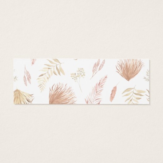 kaart van de tropische bruine bruiloft Website (Achterkant)