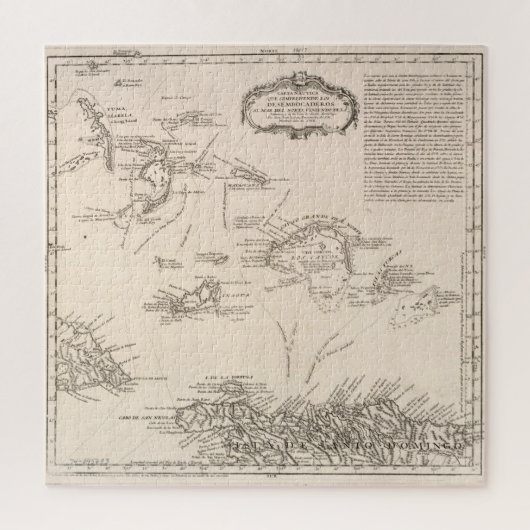  kaart van de Turken en Caïro (1782) Legpuzzel (Verticaal)